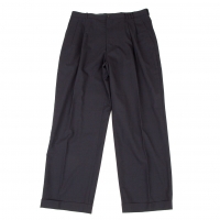  Papas Tuck Front Wool Pants (Trousers) Navy 52LL
