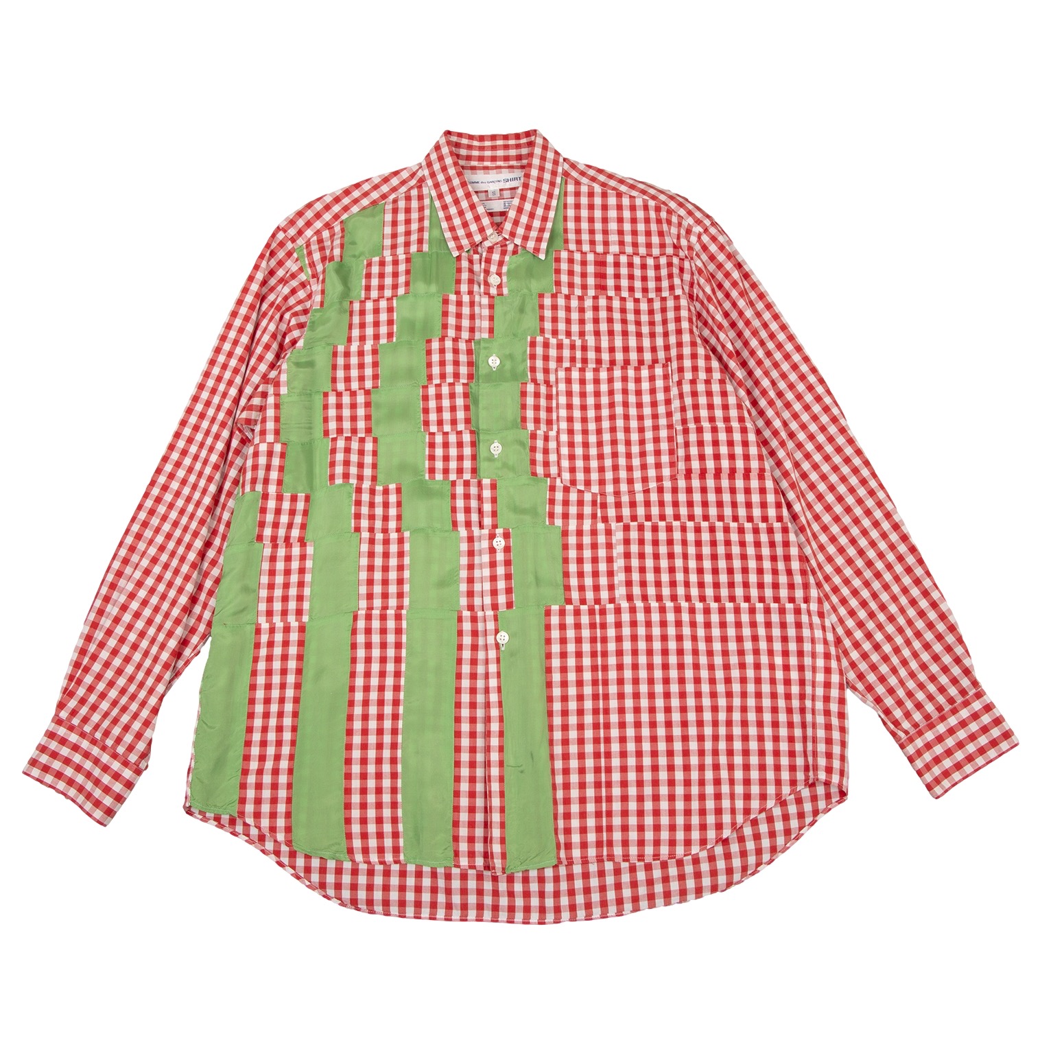 Robe de chambre コム・デ・ギャルソン パッチワークチェックシャツ