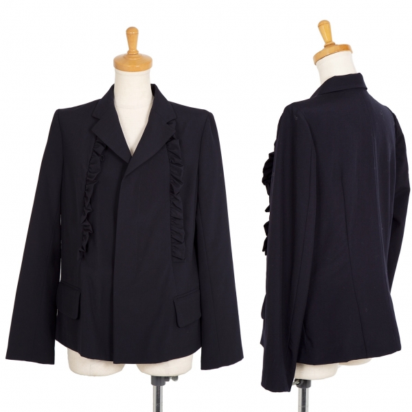 robe de chambre COMME des GARCONS Frill Design Jacket Navy S-M