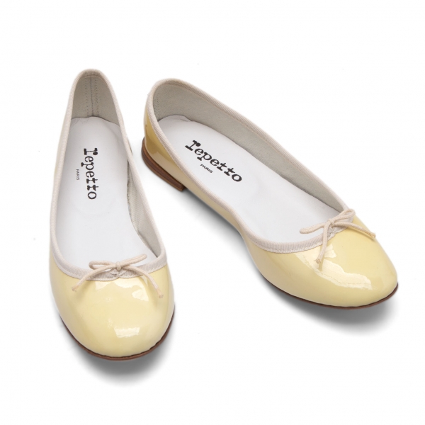 repetto Enamel Ballet shoes Cream About 6.5