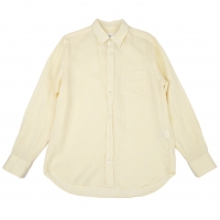  Papas+ Linen Long Sleeve Shirt Yellow M