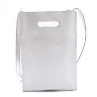 MM6 MAISON MARGIELA Foil Inside Shoulder Bag White,Silver 