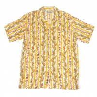  Papas Chili & Corn Printed Short Sleeve Shirt Yellow M