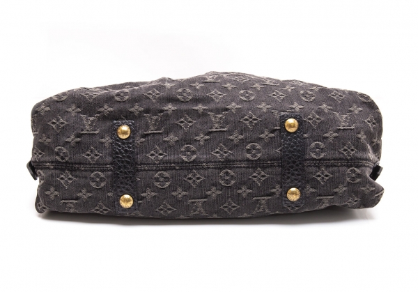 Louis Vuitton Black Denim Monogram Denim Neo Cabby MM Bag – Bagaholic