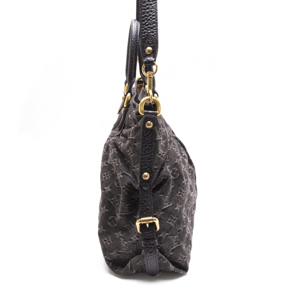 Louis Vuitton Monogram Denim Neo Cabby MM - Black Hobos, Handbags