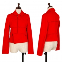  COMME des GARCONS Switching Polyester Jacket Red S