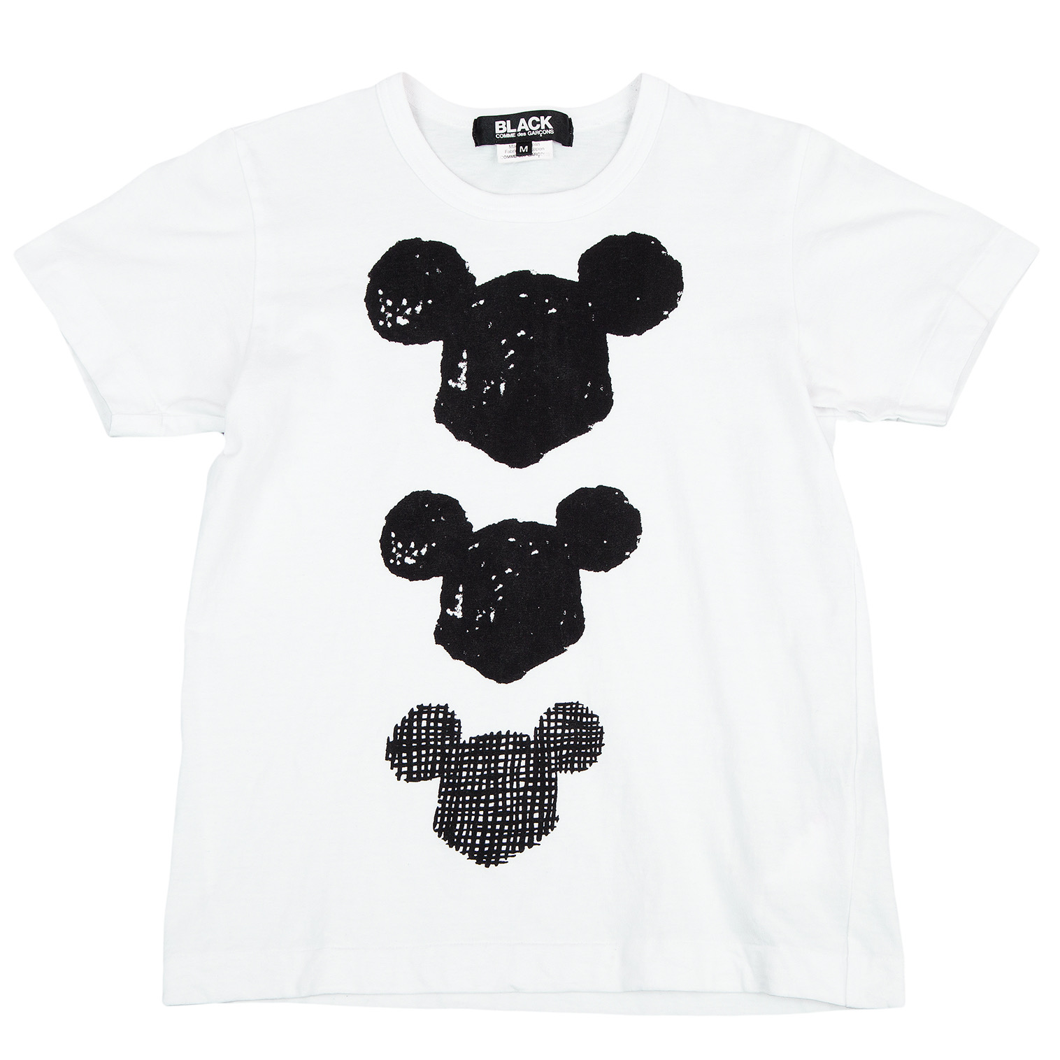 保証 CDG Disney : ミッキープリントTシャツ XL 白 asakusa.sub.jp