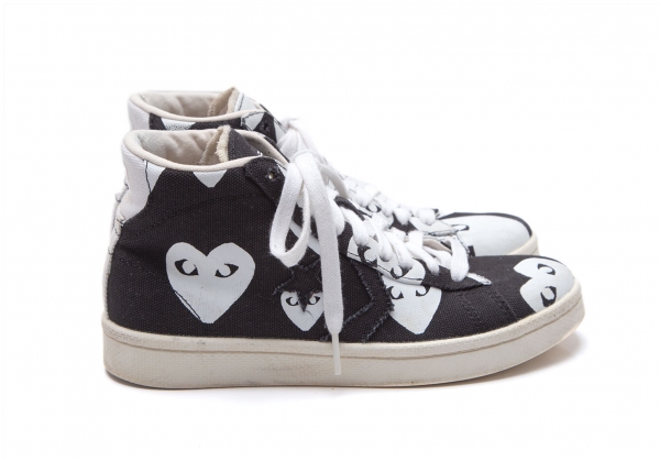 PLAY COMME des GARCONS×CONVERSE PRO LEATHER Sneaker (Trainers) US 6.5 | PLAYFUL
