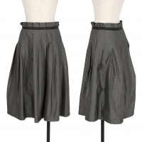  L'EQUIPE YOSHIE INABA Geometry jacquard Skirt Grey 38