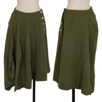  COMME des GARCONS Poly Dyed Switching Skirt Green S