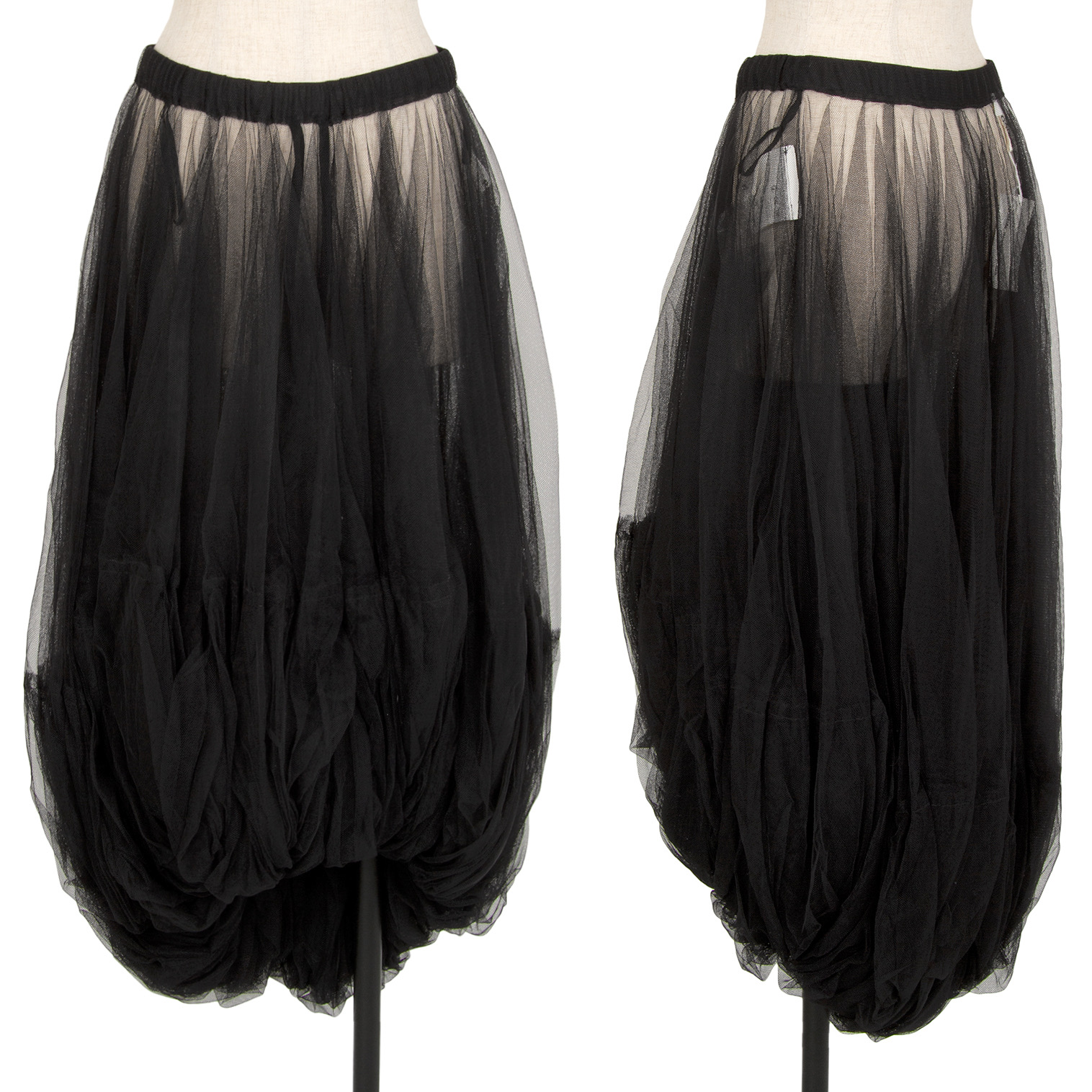 新作の予約販売も 美品 ジャンポールゴルチエ 黒 38 コクーンスカート バルーンスカート