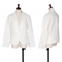  yoshie inaba Cotton Silk Sheer 2B Jacket White 9