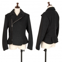  robe de chambre COMME des GARCONS Wool Motorcycle Jacket Charcoal M