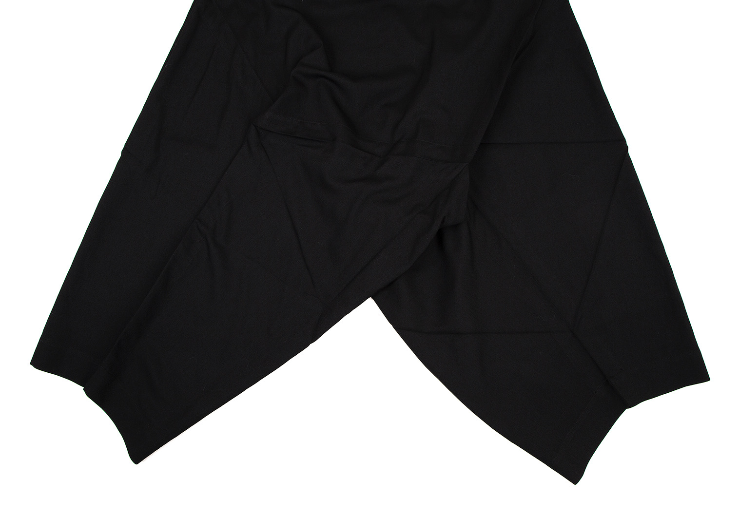 イッセイミヤケ 折り紙パンツ 黒 - ワークパンツ/カーゴパンツ