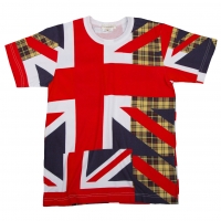  COMME des GARCONS Union Jack Printed T Shirt Multi-Color S