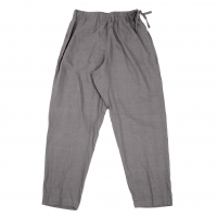  JURGEN LEHL Babaghuri Nep Cotton Strap Easy Pants (Trousers) Grey M