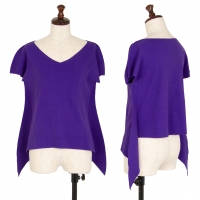 ISSEY MIYAKE FETE A-POC INSIDE Cutting T Shirt Purple 2