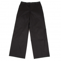  L'EQUIPE YOSHIE INABA Stretch Cotton Wide Pants (Trousers) Black 11