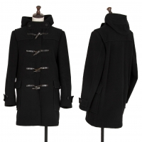  JUNYA WATANABE COMME des GARCONS Wool Nylon Duffle Coat Black XS