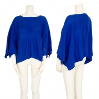  ISSEY MIYAKE Stripe Zigzag Knit Sweater (Jumper) Blue 2