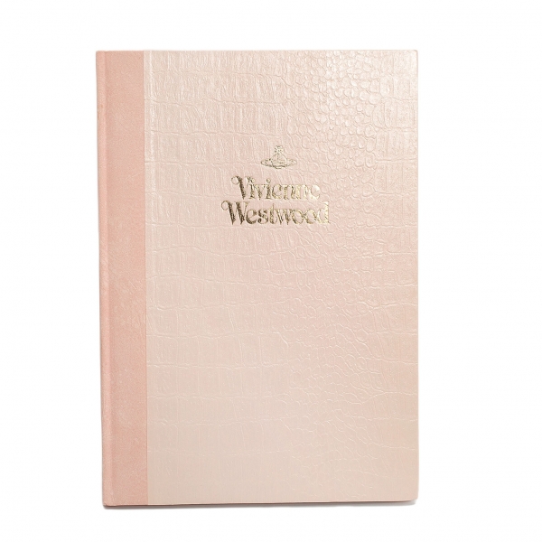 ヴィヴィアンウエストウッドVivienne Westwood クロコ型押しノート ピンク