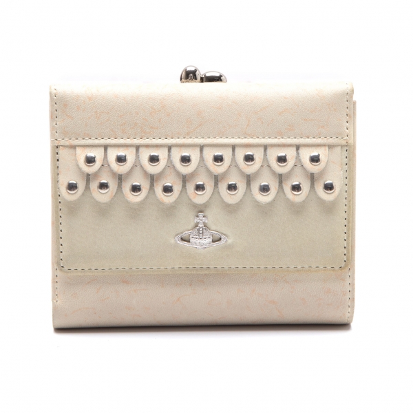 Vivienne Westwood Ord Trifold wallet Cream | PLAYFUL