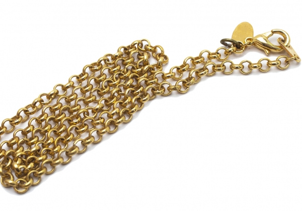 Vivienne Westwood Mini bas relief orb necklace Gold | PLAYFUL
