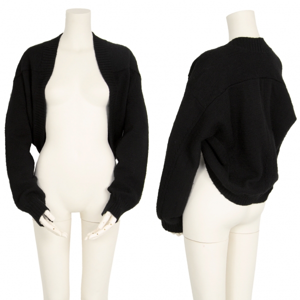 tricot COMME des GARCONS Knitted Cardigan Bolero (Jumper) Black
