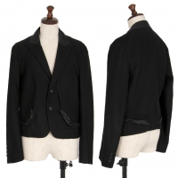  tricot COMME des GARCONS Frill Switching Wool Jacket Black M
