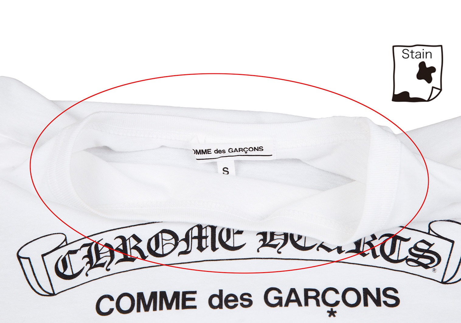 コムデギャルソン×クロムハーツCOMME des GARCONS×CHROME HEARTS ロゴ ...