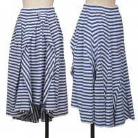  JUNYA WATANABE Striped Switching Skirt Blue,White S-M