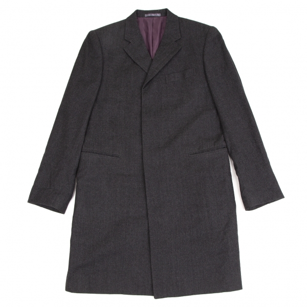 Paul Smith LONDON Wool Blended Chesterfield Coat Charcoal M | PLAYFUL