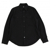  Calvin Klein Wool Shirt Jaket Black L
