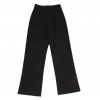  Yohji Yamamoto NOIR Wool Gabardine Slit Pocket Pants (Trousers) Black 2