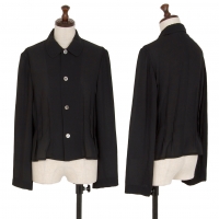  tricot COMME des GARCONS Chiffon Darts Design Jacket Black S-M