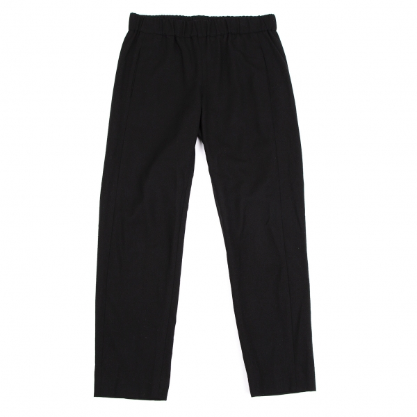 Theory Stretch Wool Easy Pants (Trousers) Black P | PLAYFUL