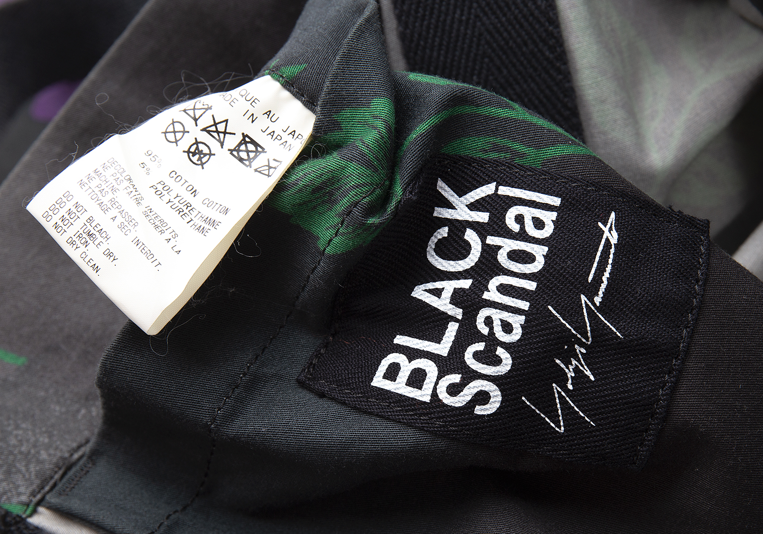 BLACK SCANDAL Yohji Yamamoto スカルローズシャツ abitur