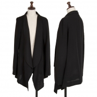  ANTEPRIMA Wool Blended Shawl collar Jacket Black 40