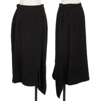  COMME des GARCONS Wool Asymmetry Skirt Black M