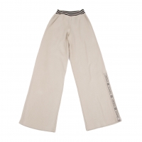  CHANEL Logo Taping Sweat Pants (Trousers) Pink,Beige 36