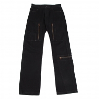  Y's for men Dyed Zip Pocket Jeans Black 2