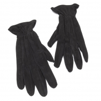  Y's for men Suede Gloves Black 