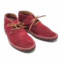  COMME des GARCONS HOMME Suede Boots Red US 6.5