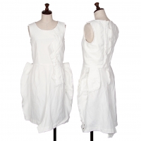  COMME des GARCONS Switching Design Sleeveless Dress White XS