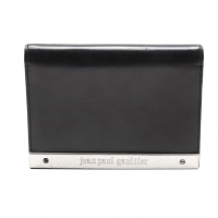  Jean Paul GAULTIER Metal Plate Notebook Black 