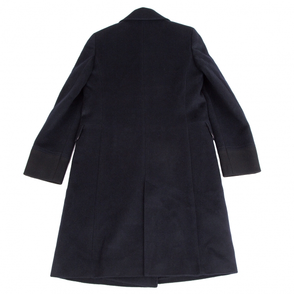 PAUL SMITH BLACK Cashmere Blended Double Coat Navy 38 | PLAYFUL