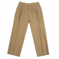  Papas Cotton Twill Tuck Pants (Trousers) Mocha 50L