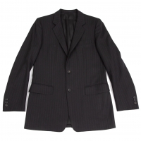  COMME des GARCONS HOMME Wool Stripe Jacket Black M