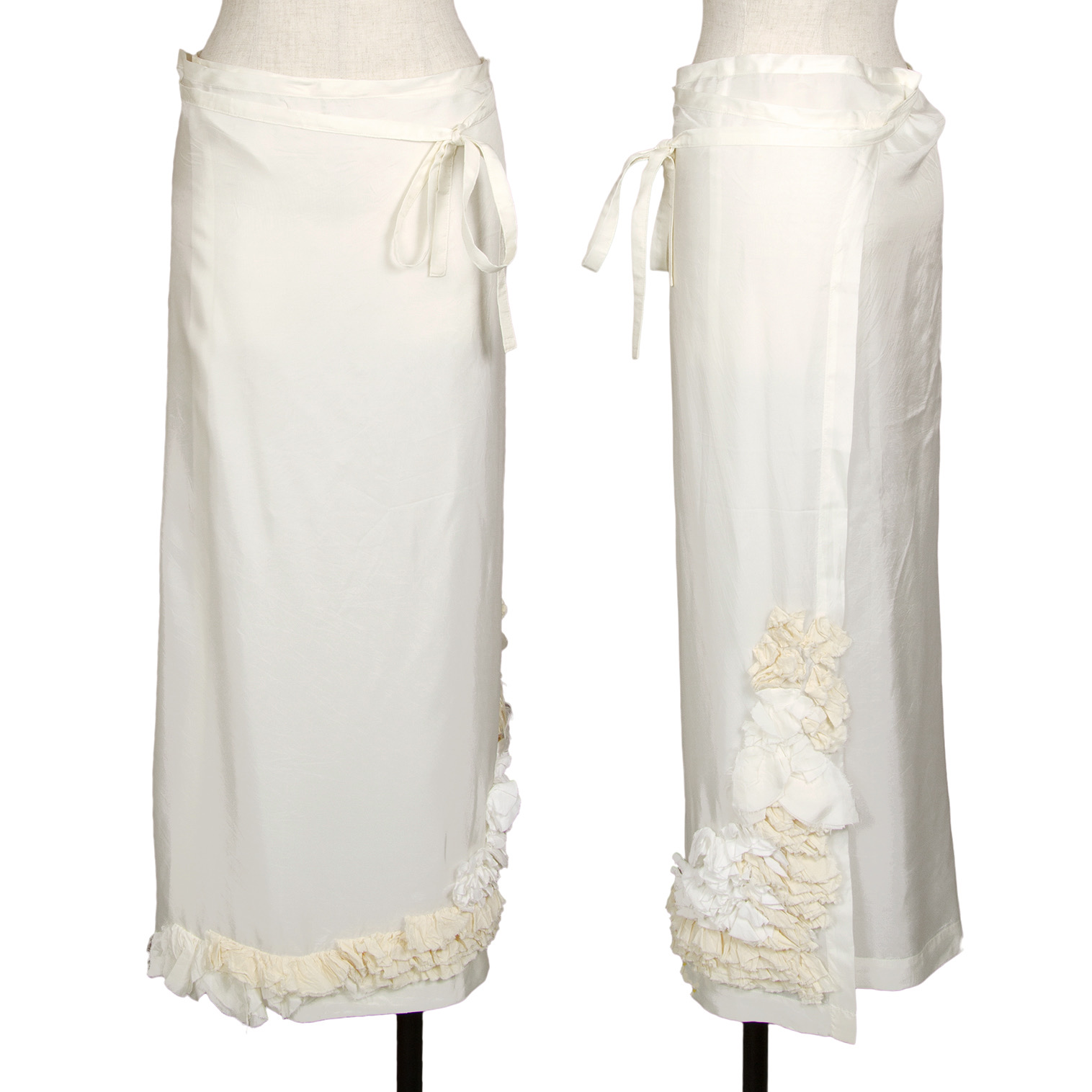 コムデギャルソン S フリル装飾キュプララップスカート