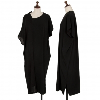  Y's Switching Cotton French Dress Black 1